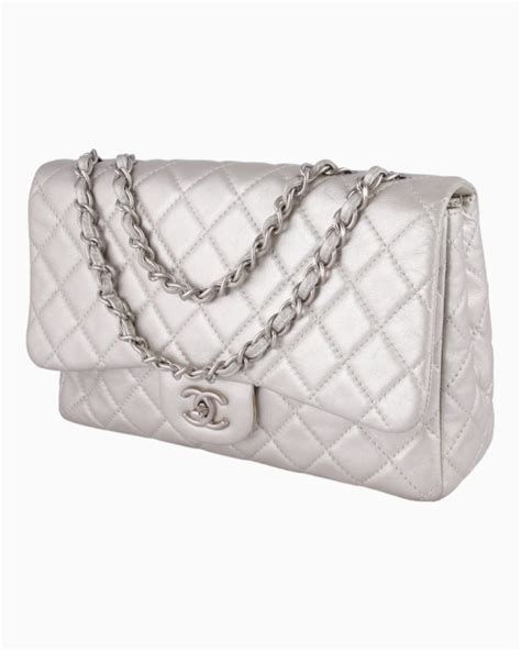 bolsa chanel prata original